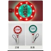 Charging handheld double-sided Stop sign traffic warning light, Stop sign LED traffic indication sign, rainproof handheld charging stop sign traffic warning light, stop sign flashing warning light LED traffic Application Scenario
